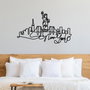 Wallity Newyork Escultura de Pared de Metal Negra